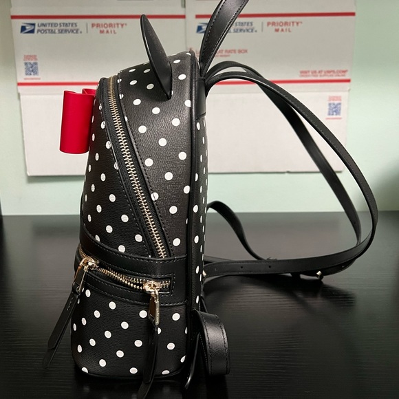 disney x kate spade new york minnie mouse backpack and wallet Polka Dot - Picture 4 of 14